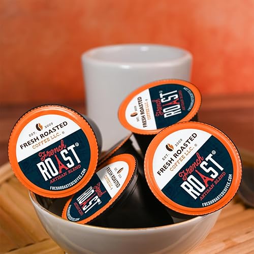 Miniatura 273 de Fresh Roasted Coffee, Peaberry de Tanzania, tostado ligero, Kosher, compatible con K-Cup, 24 cápsulas