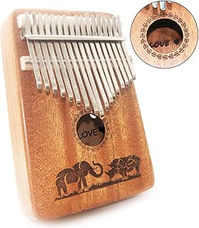 Personalized Unique Birthday Gift Ideas, Best Friend Gifts Top Stocking Stuffer Christmas Gifts, Kalimba 17 Key Thumb Piano Musical Instrument Gift Finger Piano Mbira with Study Guide - coolthings.us