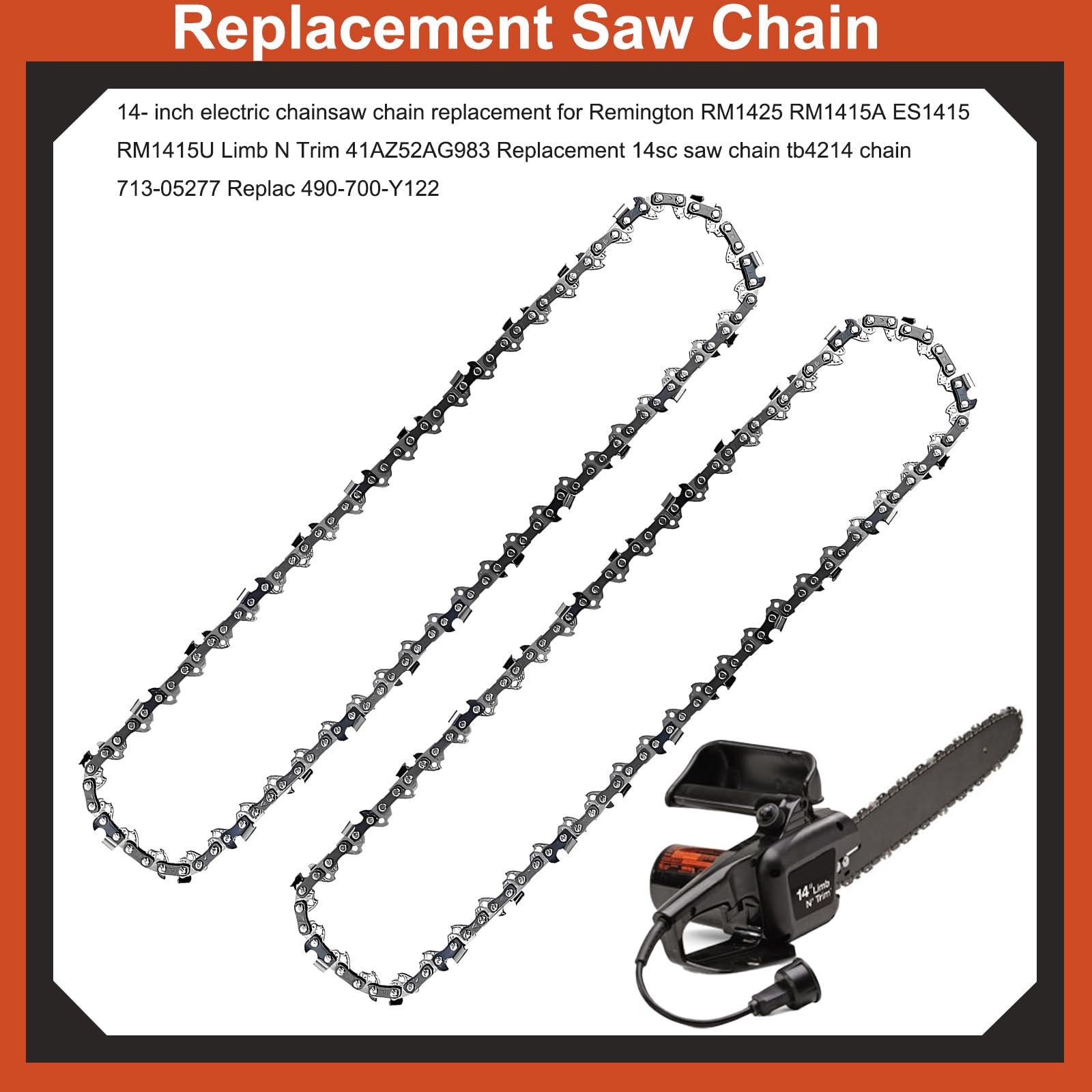 Amazon.com: 14- inch electric chainsaw chain replacement for