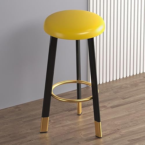Taburetes de bar, asiento redondo alto para cocina, isla, mostrador, cafeterías, sillas de bar, taburetes de desayuno de altura de mostrador para