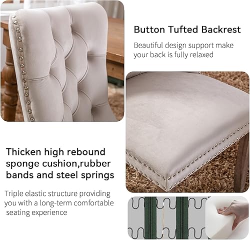 Miniatura 8 de Pvillez Juego de 5 mesas de comedor, 4 tubos en forma de C de piel sintética cromada blanca y mesa de comedor de vidrio de 63 pulgadas con mesa de