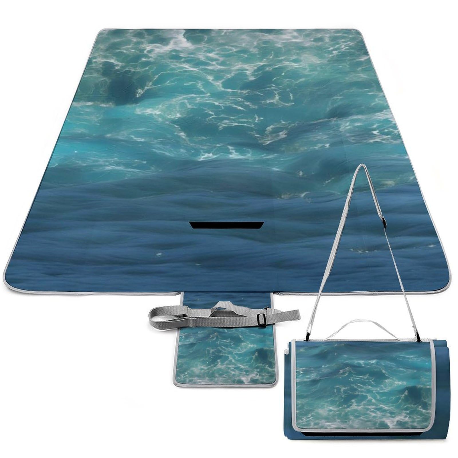 Couverture de plage imperméable extra large et isolante contre l'humidité du sol