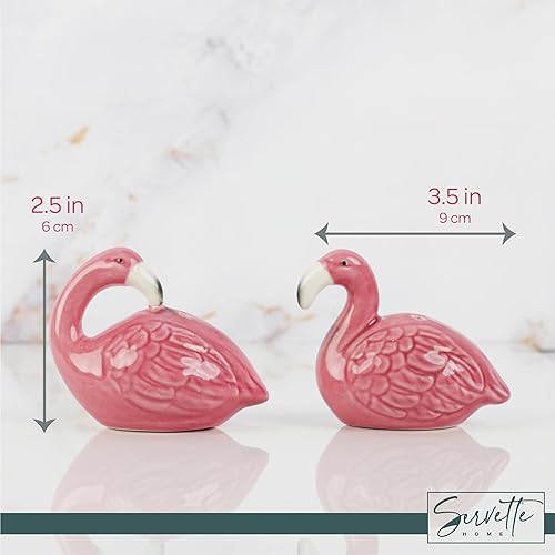 Miniatura 5 de Salero y pimentero de cerámica para decoración de cocina, flamenco