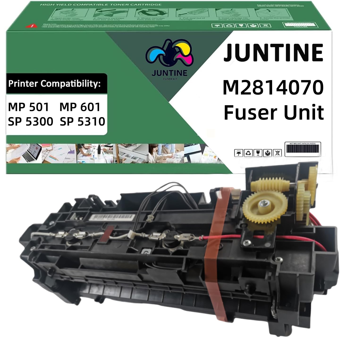 JUNTINE M2814070 Fuser Unit Replacement for Ricoh M2814070 Fuser Unit Compatible with Ricoh MP 501 MP 601 SP 5300 SP 5310 Printers(110V-200K)