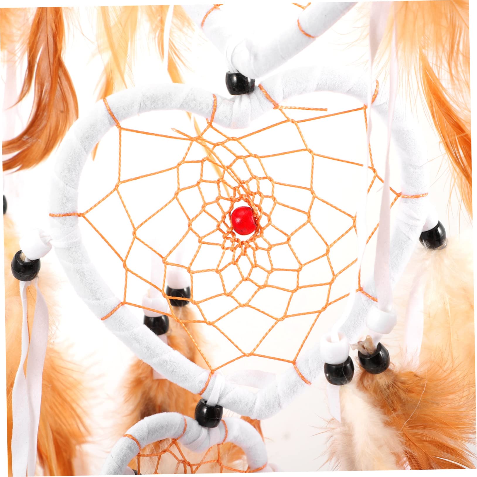 Zerodeko 3stücke Delicate Plume Dreamcatcher Dekoration Für Zuhause Herzförmiger Makramee Mit Federn Für Wohnzimmer Und Schlafzimmer Schafft Eine Romantische Atmosphäre