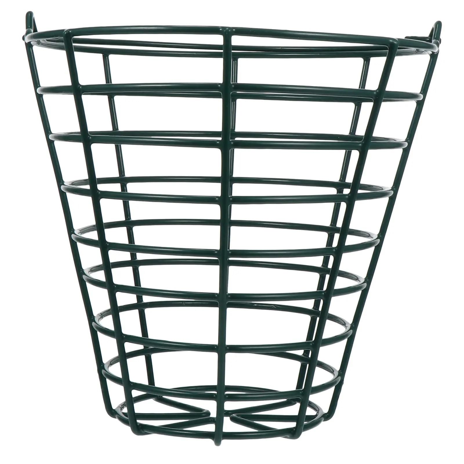 Golfball Korb Metal 1Pcs Stainless Steel Golf Ball Basket Heavy Duty Metal Storage Container Holds 100 Balls Easy Cleaning Drain Holes Club