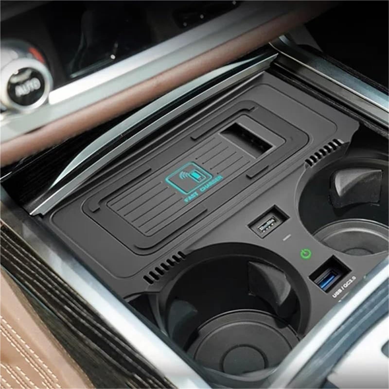 Caricabatterie for telefono con ricarica wireless for auto