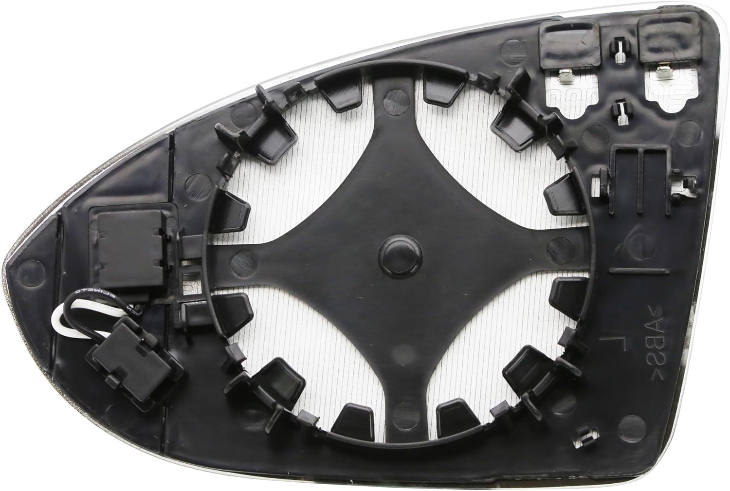 EAP Passenger Side Mirror Glass Compatible with VW Golf MK7 Golf GTI 2015-2021, eGolf 2015-2019, Alltrack 2017-2019, SportWagen 2015-2019, Jetta 2019-2026, Heated with Blind Spot 5G0857522Q 17A857522G