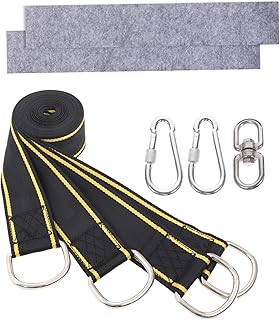 BESPORTBLE 1 Conjunto De Alças De Rede De Balanço Para Rede Portátil Externa Alças De Árvore Para Serviço Pesado Alças De Suspensão De Árvore Alça De Balanço Ao Ar Livre Cordas De