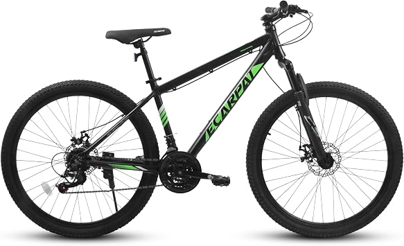 27 Inch Mountain Bike-21 Speed Suspension Fork Aluminum Frame Disc Brake, Mountain Biking for Both Men and Women Outdoor Fitness City Commuting