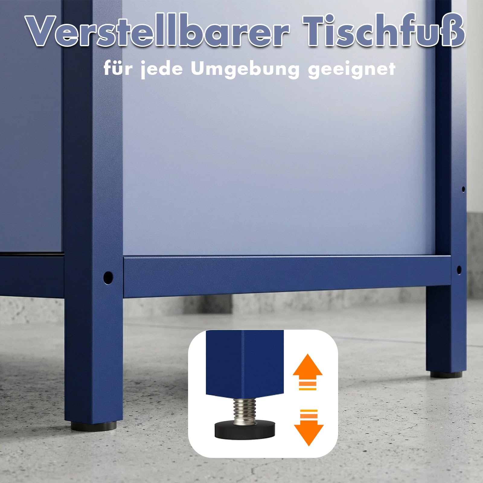 Jummico Werkbank bis 500 kg Belastbar 3 gleitfähige Schubladen 1 Offener Stauraum 25 mm Holzplatte Werktisch 160 x 60 x 85 cm
