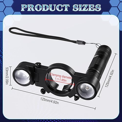 Miniatura 4 de Juego de 2 pistolas de pintura automotriz con sistema de iluminación de pistola de pintura en aerosol con película elástica de 197 pulgadas x 656