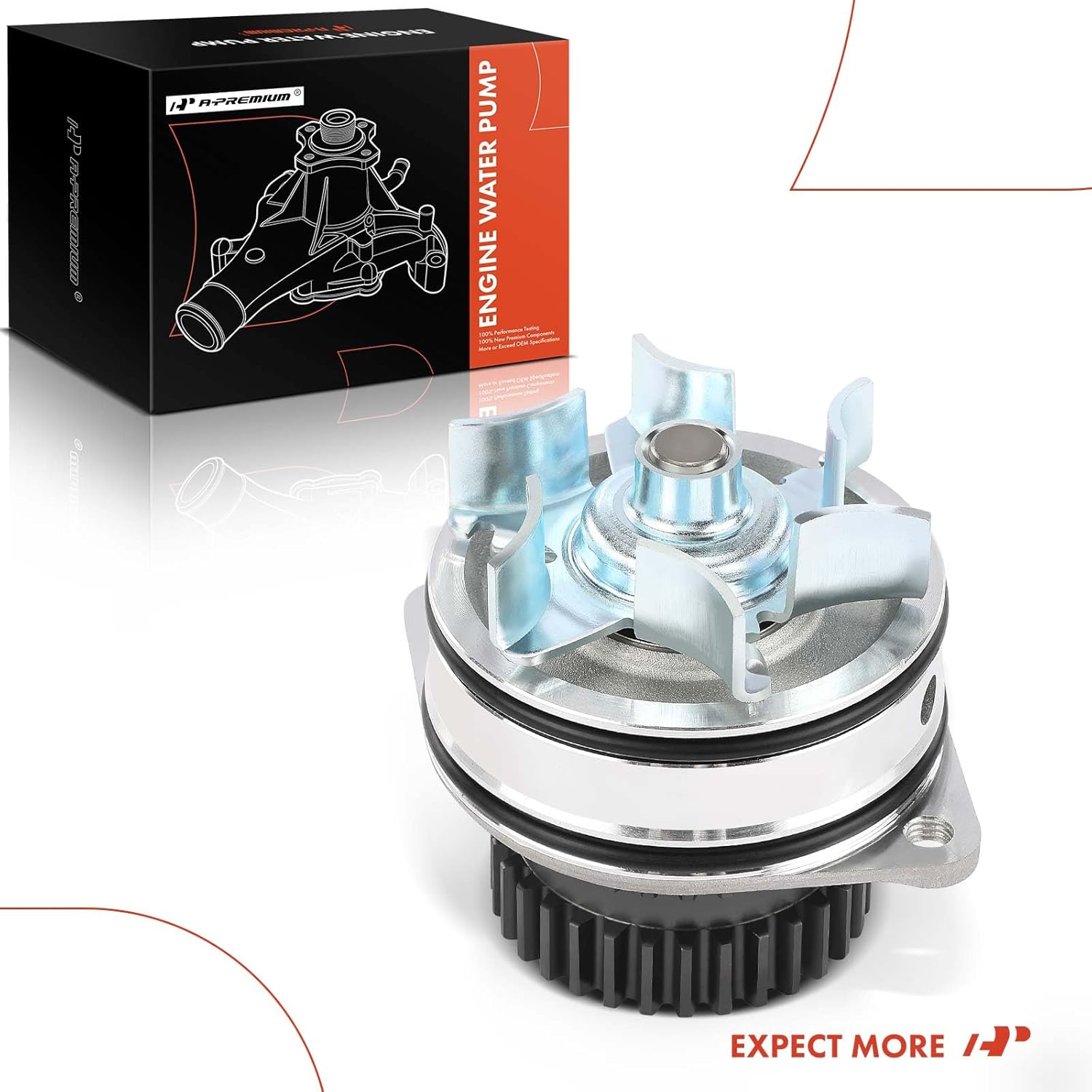 A-Premium Enginie Water Pump [6Cyl 3.5L 4.0L DOHC] w/Seal Compatible with Nissan, Infiniti, Suzuki - 2002-2019 - Frontier, Maxima, Murano, NV1500, Pathfinder, Quest, G35, I35, M35, 350Z, Equator More