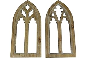 Timeless Whitewashed Gothic Wall Art