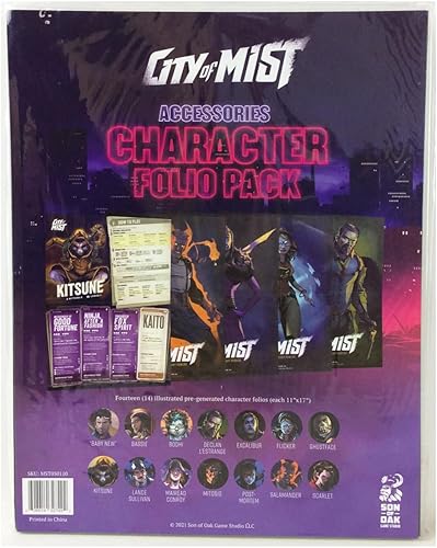 City of Mist Juego de rol Folio Pack