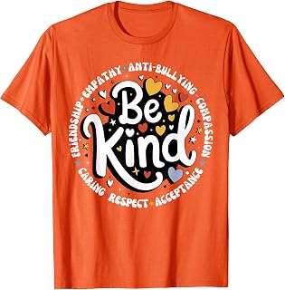 Unity Day No Bullying Orange Anti Bullying Teachers Kids T-Shirt