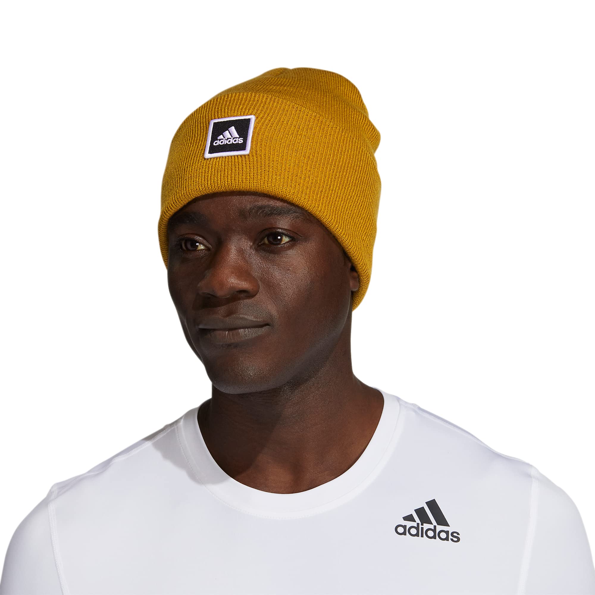 adidas Czapka unisex z szerokim mankietem, Mesa brązowy/czarny/biały, rozmiar uniwersalny