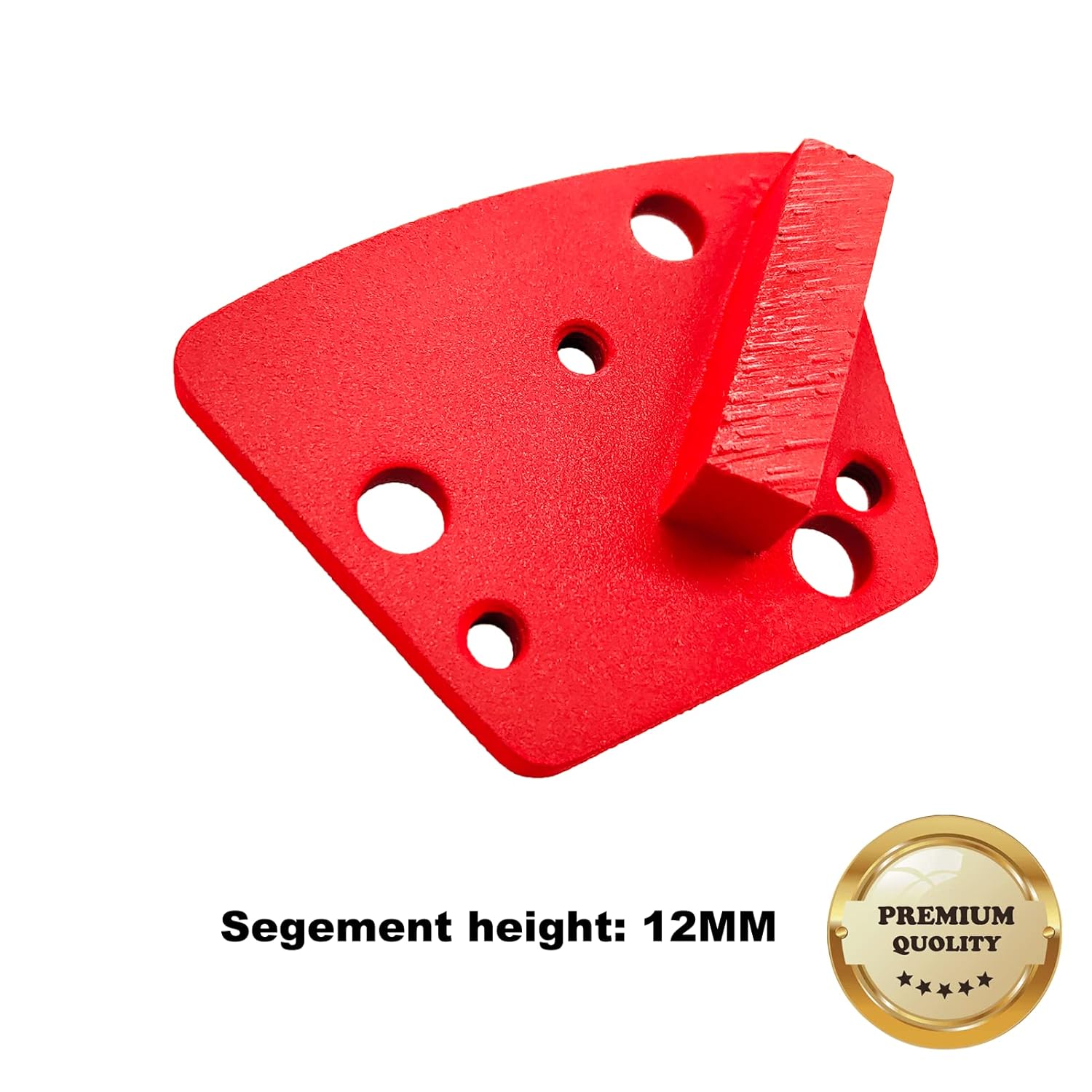 9 Pcs Trapezoid Diamond Grinding Shoes M Bond for Medium Floor, for Blastrac Or Other Common Floor Grinder (25 Grit-1 Rectangle Segment M Bond)