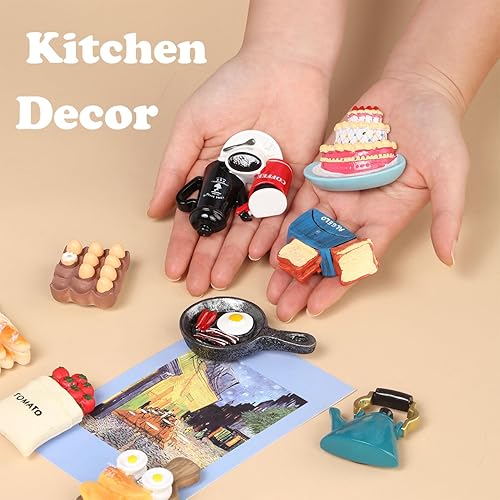 Miniatura 5 de 12 imanes para refrigerador de alimentos, imanes de alimentos para nevera, bonitos imanes decorativos para nevera, imanes de nevera para cocina,