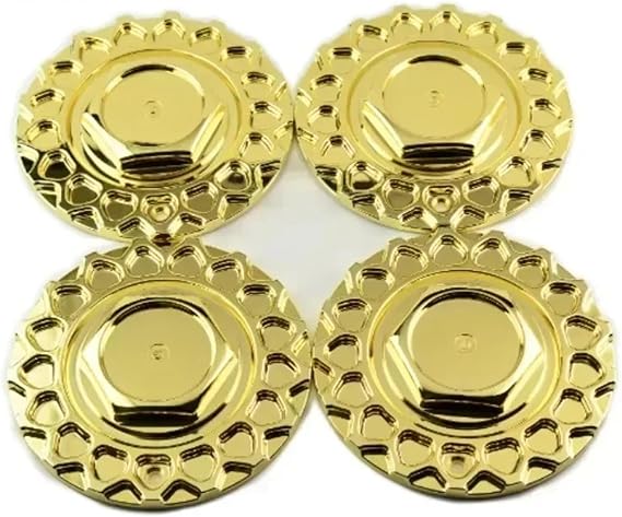 Wheel Rim Center Cap 4pcs Gold/silver 9155L169 135S170 Compatible with BBS RS 247L169 09.24.028(4PCS SILVER-170mm)