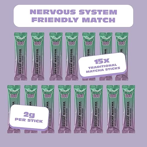 Miniatura 3 de Polvo de té matcha verde descafeinado de Japón - 15 bolsitas (2 g cada una / 30 g en total) - Grado ceremonial - Descafeinado naturalmente sin usar