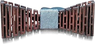 Wooden Bow Tie 3D Unique Design Holiday Wedding Wood Bowtie Men Necktie Gift Box Lattice/Jeans