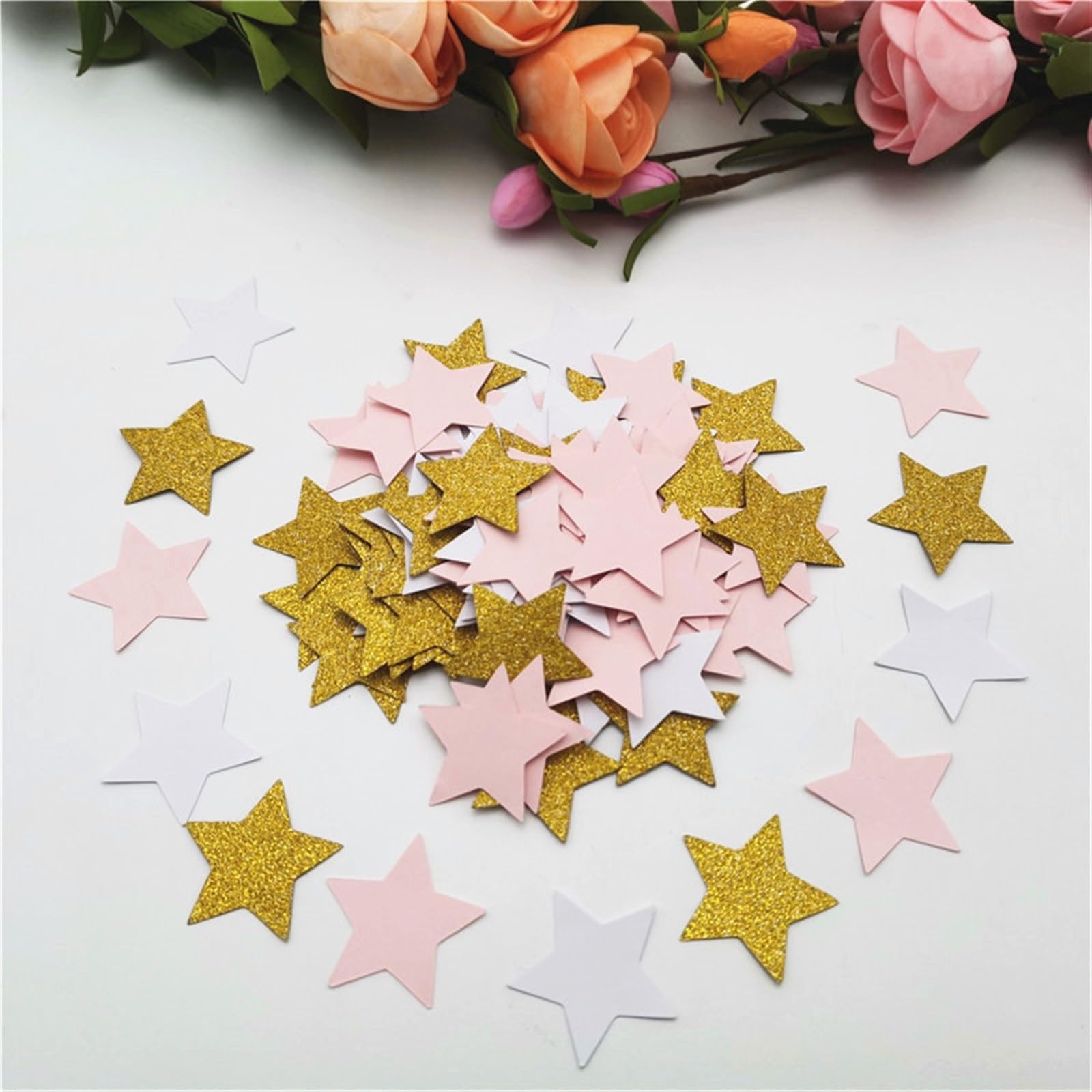 EHDWXVZM Coriandoli Stella 75G Glitter Oro Palloncini - Decorazione Tavolo Feste Speciale