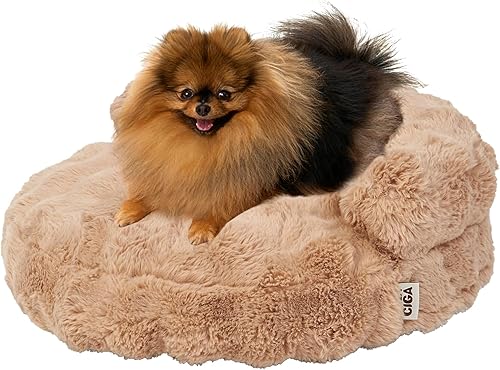 Miniatura 14 de EHEYCIGA Cama para perro de tamaño mediano, sofá esponjoso para perros pequeños con funda extraíble lavable, sofá para mascotas, impermeable y Negro