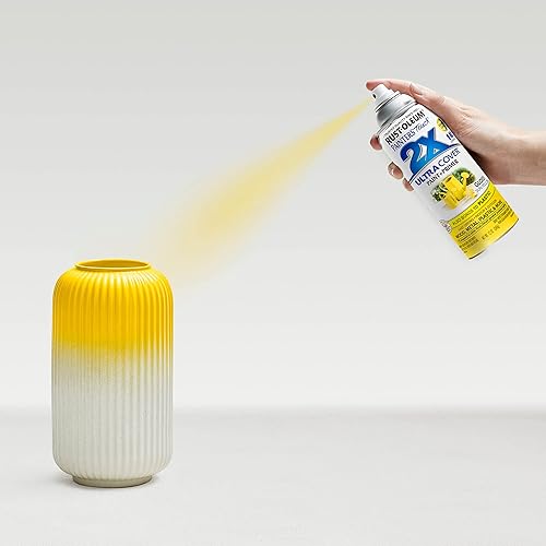 Miniatura 5 de Rust-Oleum 249092 Painter's Touch 2X Ultra Cover - Pintura en aerosol de 12 onzas, amarillo sol brillante (paquete de 2)