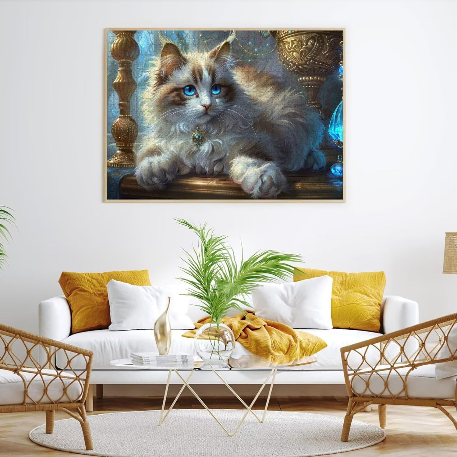 Puzzle dla dorosłych 4000, kot zwierzę, 141 x 87 cm, n-501