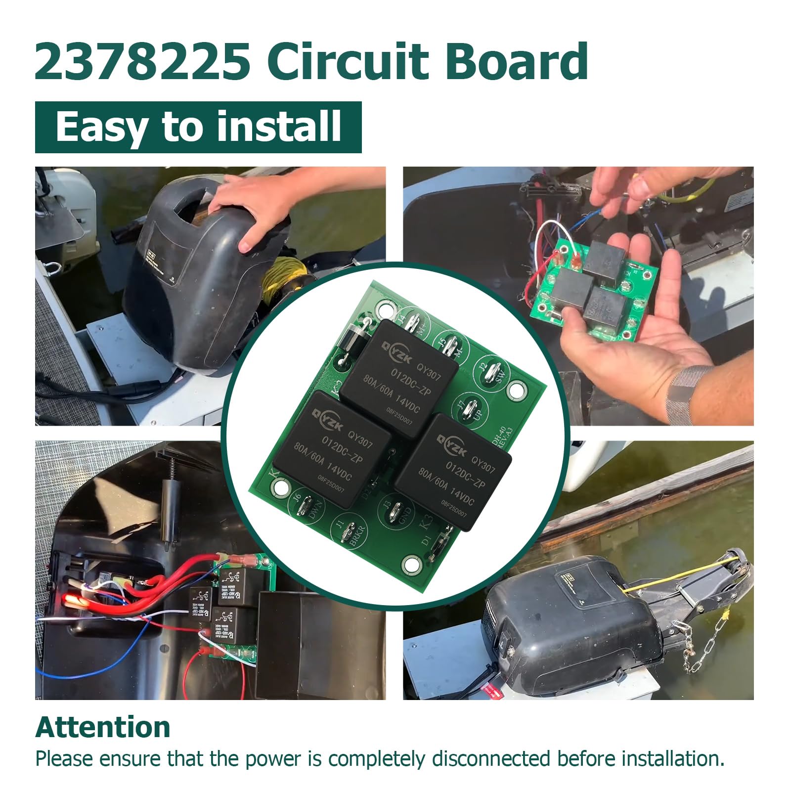 2378225 Circuito Misura per Minn Kota DeckHand 40 Main Control Board Assembly