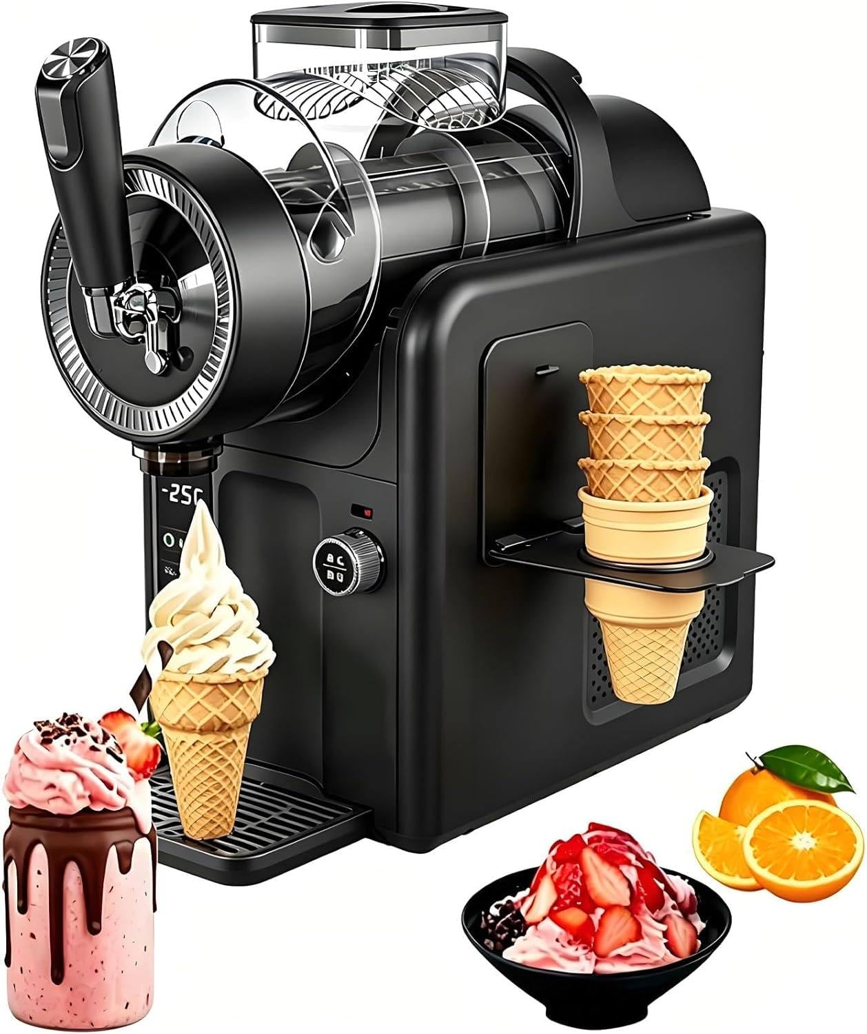Máquina de granizados de 2 L para hacer frappés espesos sin aguar las bebidas con hielo