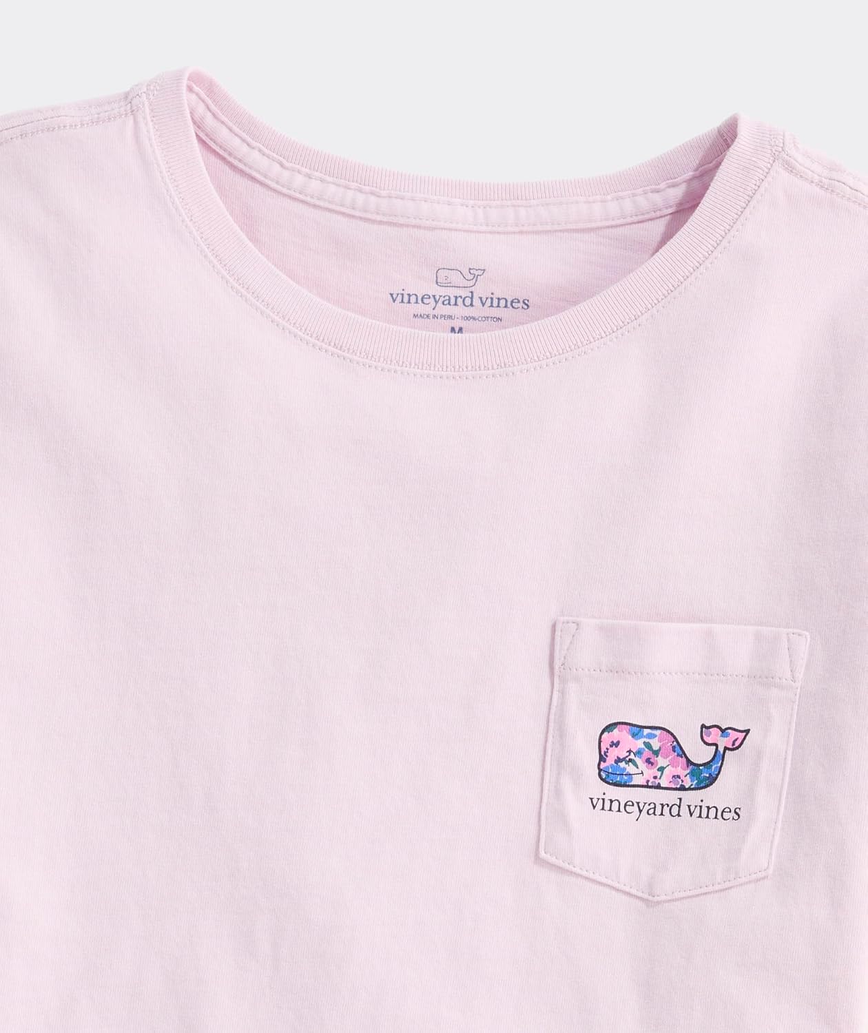 Vineyard Vines Girls Girls' Helen Floral Whale Fill Short-Sleeve Pocket Tee - Image 4