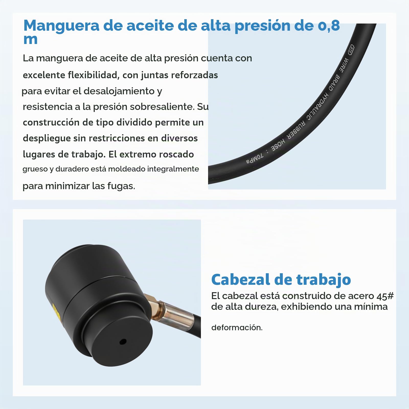 MXBAOHENG 9 T Perforadora hidráulica de metal con 6 troqueles de 16/20/26/32/39/51 mm perforadora hidráulica para acero inoxidable ≤ 1,6 mm; chapa de hierro ≤ 3,2 mm