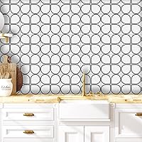 Vista 6 de 12 calcomanías mate para azulejos de pared, despegar y pegar, autoadhesivas, calcomanías de vinilo para azulejos de pared, adhesivo de PVC