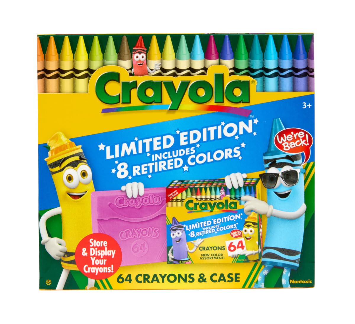 Amazon.co.jp: Crayola(クレヨラ) クレヨン 64本 限定版カラー