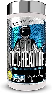 Glaxon Dr. Creatine, Creatine Monohydrate in Delayed Release Capsules, Creatine Pills for Enhanced Performance, Better Absorption, Reduced Stomach Discomfort, 200 Capsules, 50 Servings