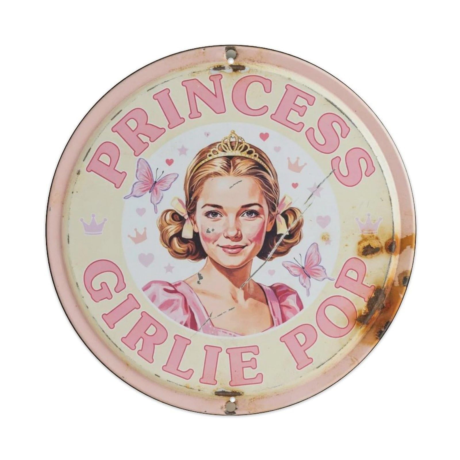 Vintage-Fairy-Tale Metal Tin Sign Plaque
