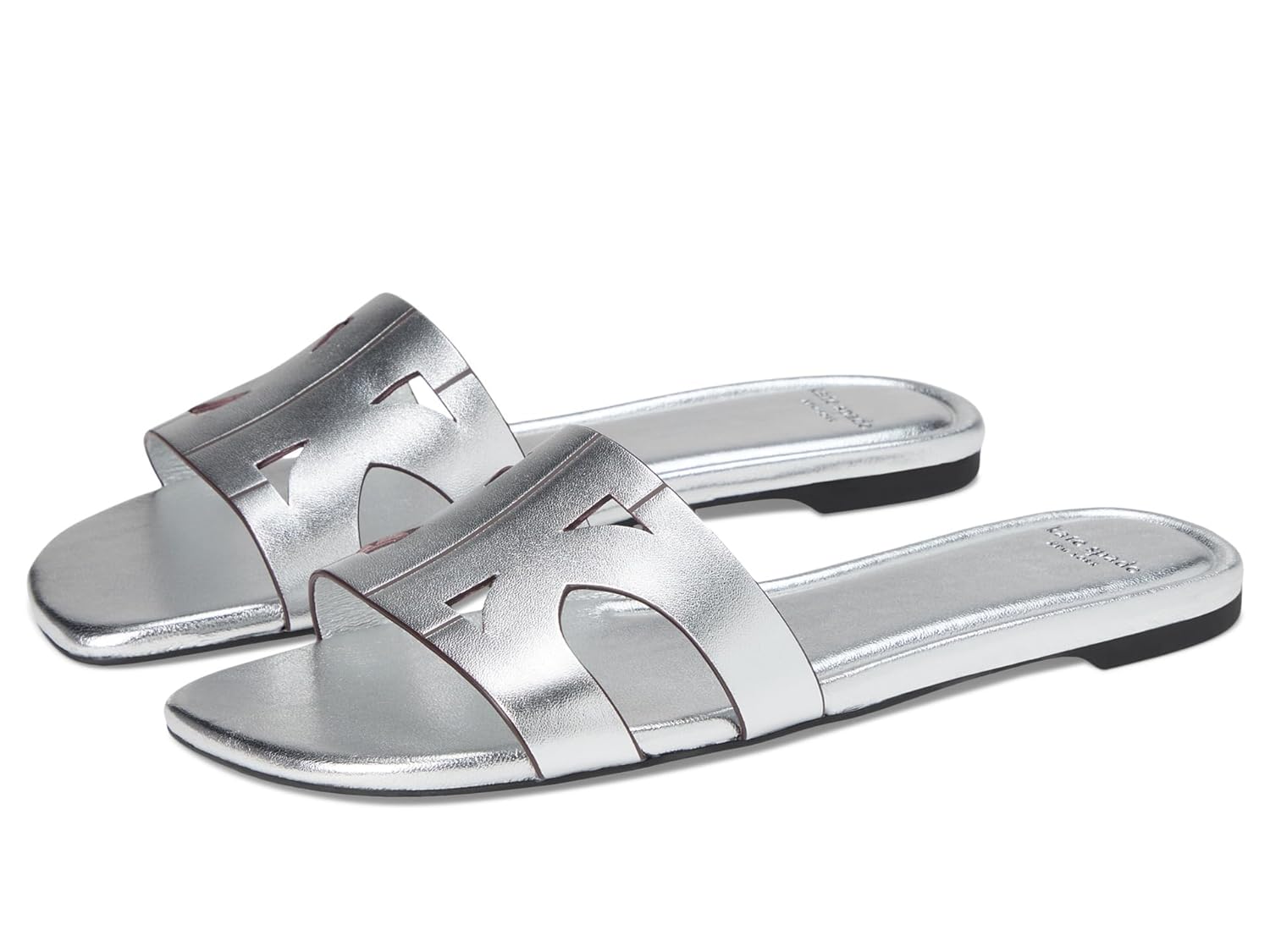 kate spade new york Duo Slide Sandal Silver 8