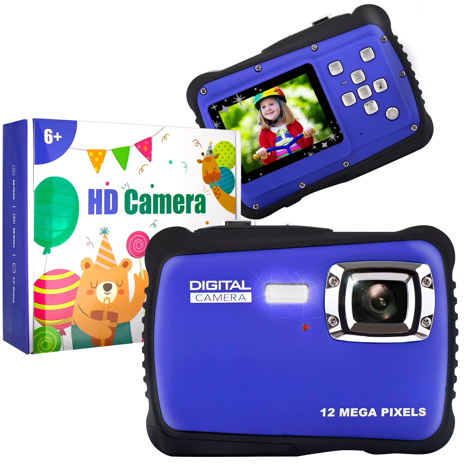 Amazon.co.jp: 子供用カメラ, 12M キッズカメラ 1080P トイカメラ 子供