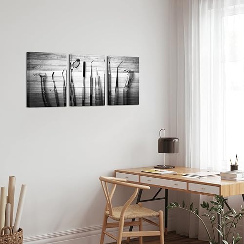 Miniatura 8 de RnnJoile Arte dental, herramientas de equipo dental, impresiones de lienzo para pared, oficina médica, odontología, decoración de pared, listo para