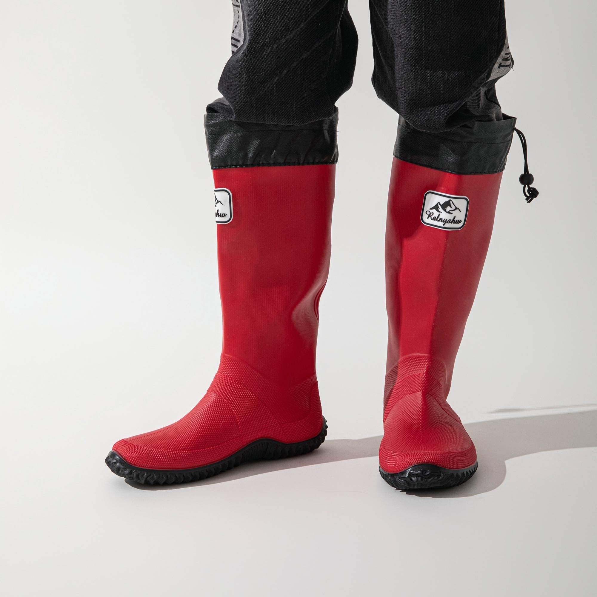 JOMIX Botas de Agua Impermeables Plegables para Mujer y Hombre