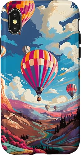 Miniatura 7 de Funda de estilo Pop Art con globos de aire caliente coloridos para iPhone 11
