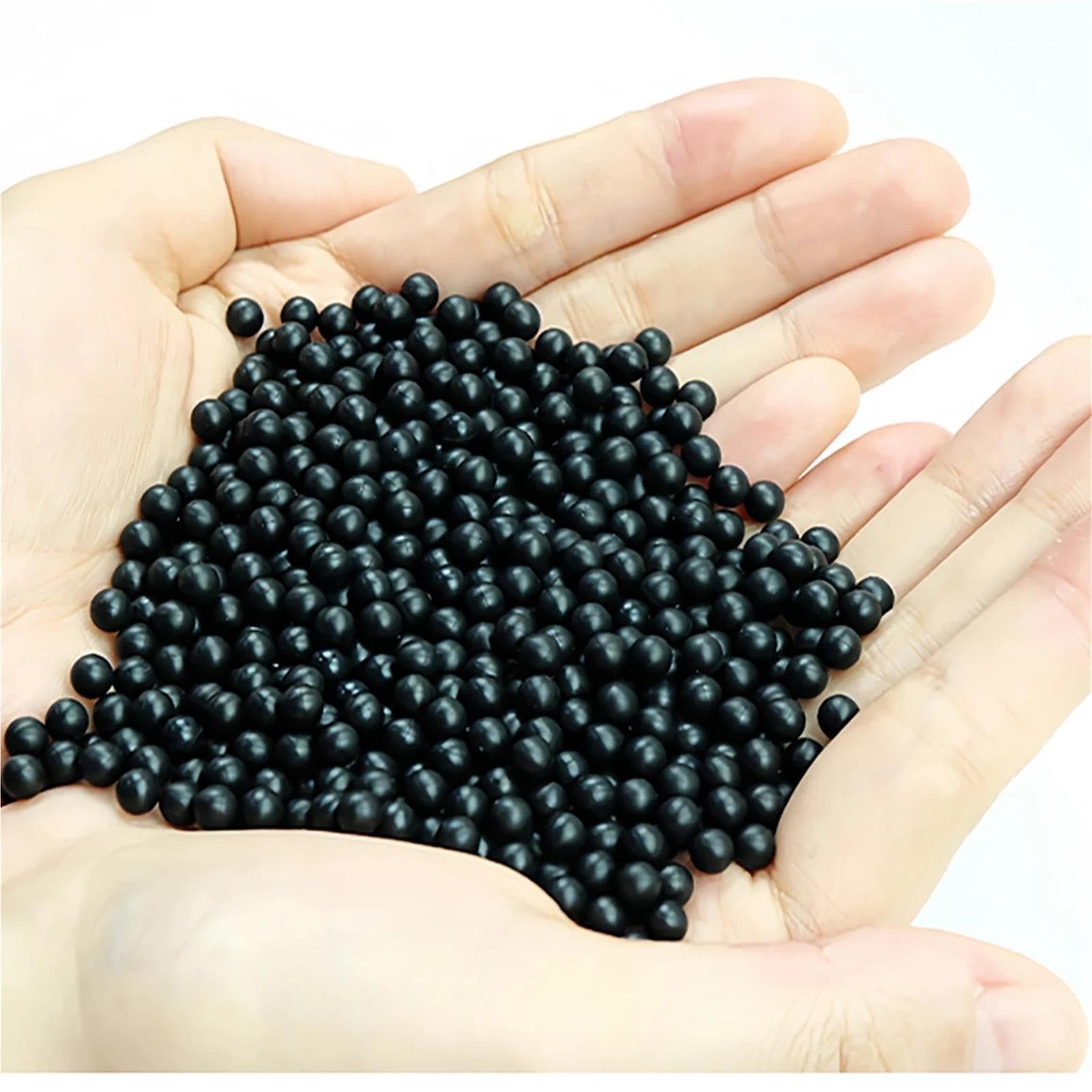 Schwarzer Vollgummiball for Industrie-DIY-Teile