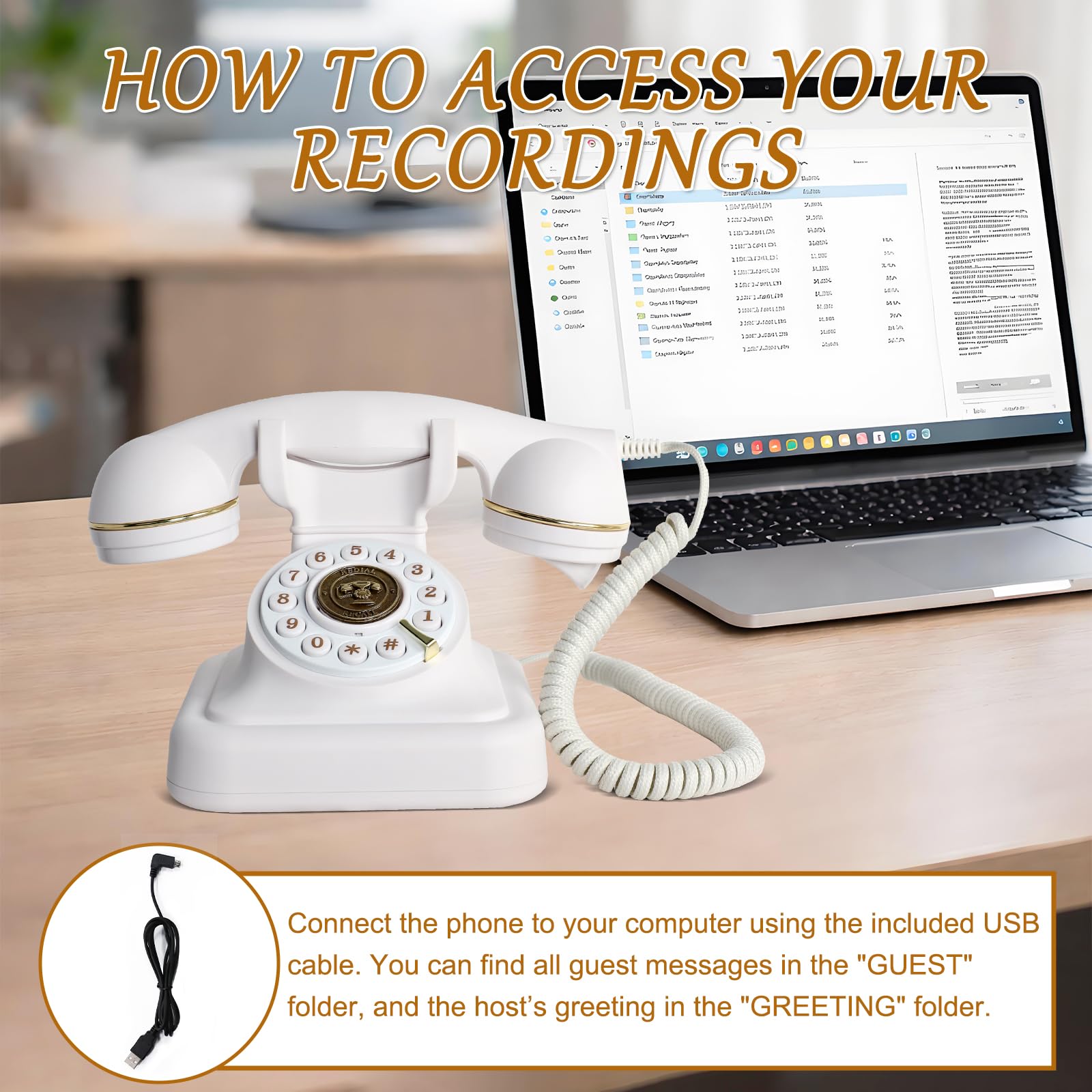 Libro degli ospiti audio per matrimoni, registratore di messaggi vocali vintage, con scatola regalo di alta qualità per eventi speciali, addio al nubilato, feste di compleanno, baby shower