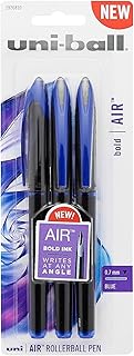 AIR Rollerball Pens, Fine Point (0.7mm), Blue, 3 Count