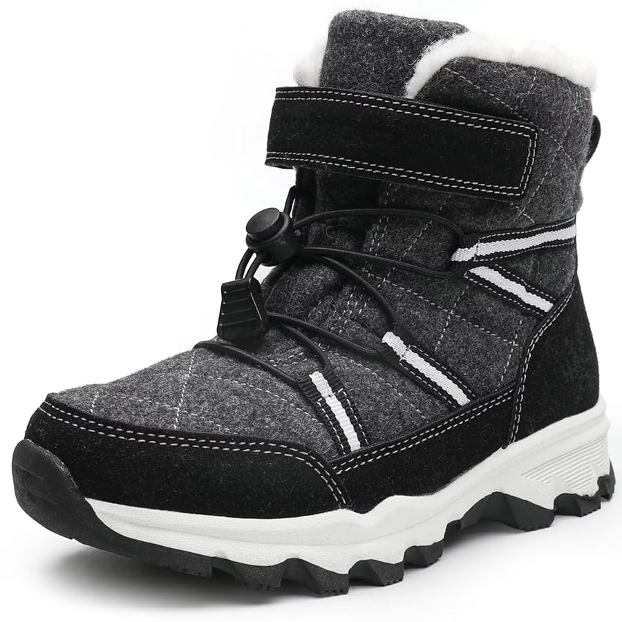 スノーブーツ キッズ 雪遊び ショートブーツ 防寒 マジックテープ 25.5 Amazon.co.jp: [visionreast] スノーブーツ キッズ 雪遊び