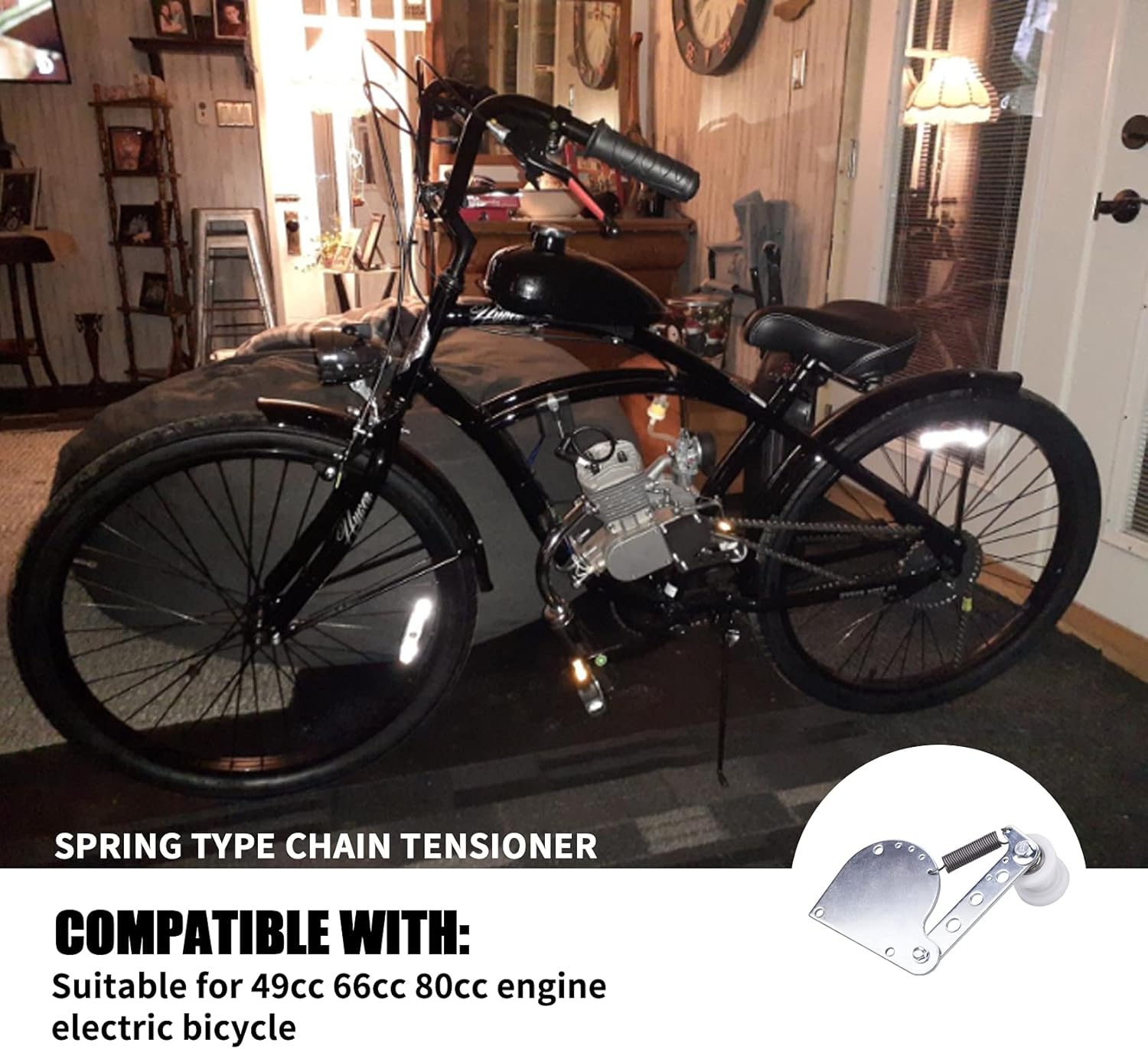 Buy CNCMOTOK Spring Loaded Chain Tensioner fit for 49cc 66cc 80cc