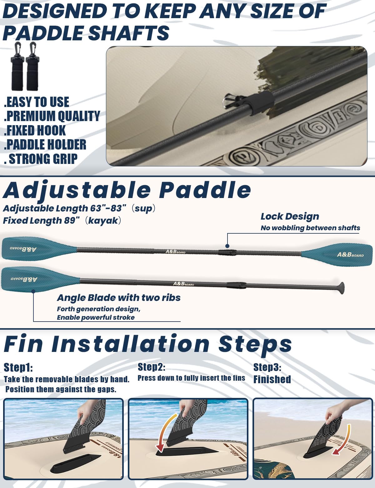 A&BBOARD Tabla Paddle Surf Hinchable 335 cm con Accesorios Premium Sup,Paddle Board Surf para 2 Personas Principiante