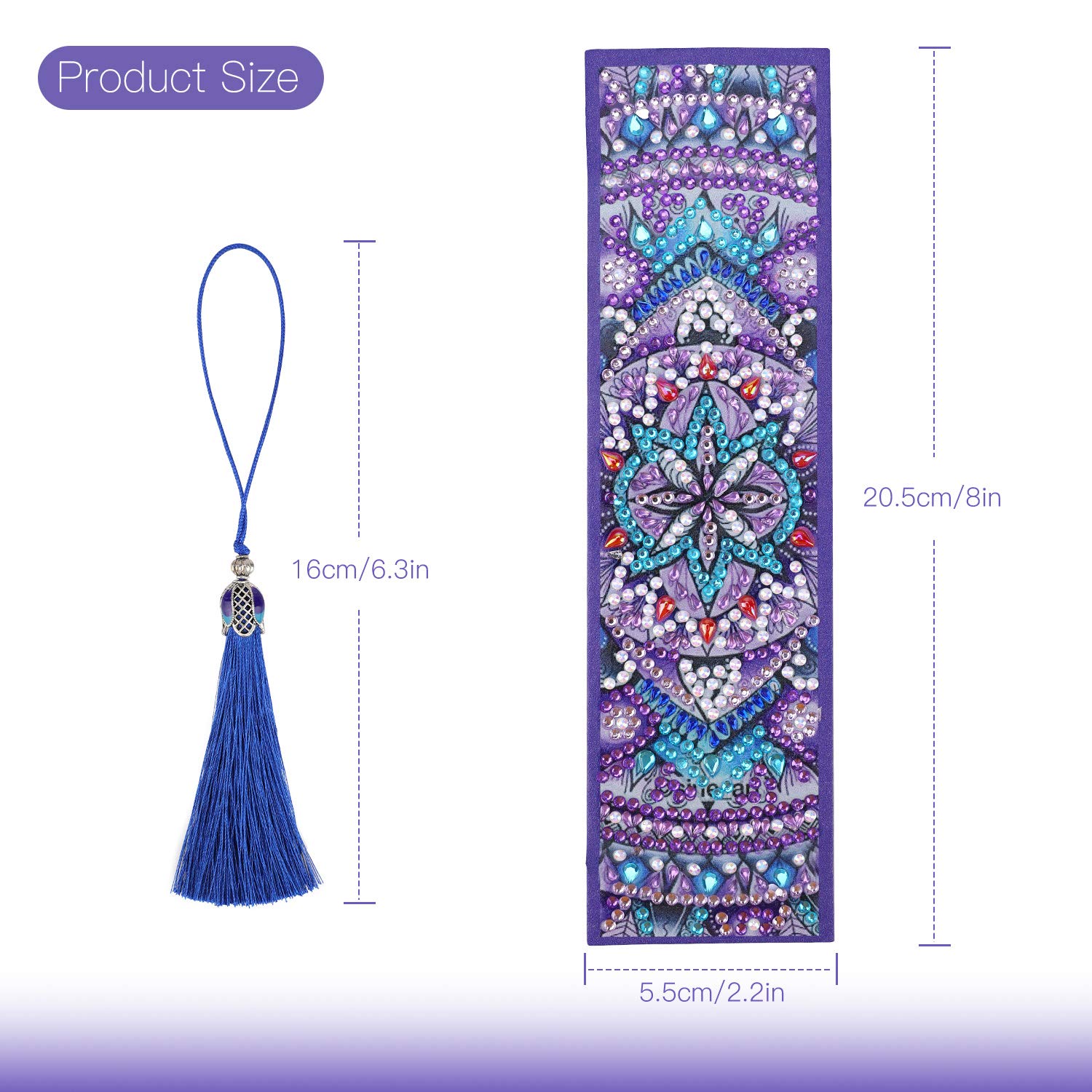 Zepitniy 6 Stuks Diamond Painting Bladwijzers - 5D DIY Diamant Zepitniy 6 Stuks Diamond Painting Bladwijzers - 5D DIY Diamant